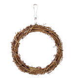 Maxbell Maxbell 15cm Bird Toys Rattan Woven Swing Hanging Ring with A hook for Cockatiels And Swing Parrot