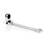 Maxbell 2x Chrome Flexible Head Ratchet Action Wrench Spanner Nut Tool Size 6mm&7mm