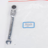 Maxbell 2x Chrome Flexible Head Ratchet Action Wrench Spanner Nut Tool Size 6mm&7mm