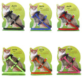 Maxbell Maxbell Black Adjustable Pet Cat Kitten Belt Nylon Collar Leash Harness Safety Strap Traction Rope
