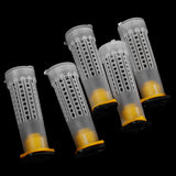 Maxbell 5 Queen Bee Roller Rearing Cages Holder+5 Clip Queen Bee Catcher Beekeeping Tool