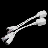 Maxbell 25x2 x Power Over Ethernet POE Adapter Extractor Splitter Cables White
