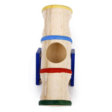 Maxbell Maxbell 1 Piece Natural Wooden Rainbow Colorful Swing Toy for Hamster