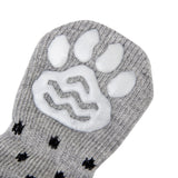 Maxbell Maxbell Black Dots Pet Dog Puppy Cat Shoes Slippers Non-Slip Socks with Paw Prints M