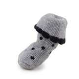 Maxbell Maxbell Black Dots Pet Dog Puppy Cat Shoes Slippers Non-Slip Socks with Paw Prints M