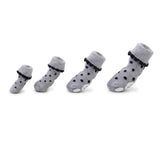 Maxbell Maxbell Black Dots Pet Dog Puppy Cat Shoes Slippers Non-Slip Socks with Paw Prints L