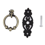 Maxbell 8xRetro China one Hole Pull Kitchen Furniture Cabinet Vintage Ring Knob Bronze