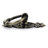 Maxbell 8xRetro China one Hole Pull Kitchen Furniture Cabinet Vintage Ring Knob Bronze