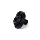 Maxbell 2 x Black Rose Cabinet Drawer Bin Door Furniture Knob Handle Pull Hardware DIY