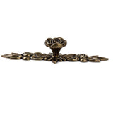 Maxbell 2 x Bronze Rose Flower Cabinet Drawer Furniture Door knob Handle Pull Hardware