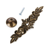 Maxbell 2 x Bronze Rose Flower Cabinet Drawer Furniture Door knob Handle Pull Hardware