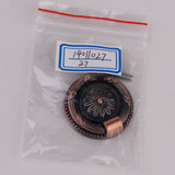 Maxbell 2x Red Bronze Round Cabinet Door Drawer Wardrobe Pull Ring Handle Knobs Dia 35mm