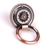 Maxbell 2x Red Bronze Round Cabinet Door Drawer Wardrobe Pull Ring Handle Knobs Dia 35mm