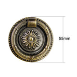 Maxbell 10x Antique Bronze Cabinet Door Drawer Wardrobe Pull Ring Handle Knob Dia 55mm
