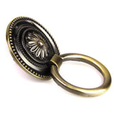 Maxbell 10x Antique Bronze Cabinet Door Drawer Wardrobe Pull Ring Handle Knob Dia 55mm