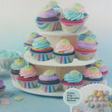 Maxbell 3-Tier 42 Holes Plastics Cake Pop   Cupcake Display Stand