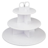 Maxbell 3-Tier 42 Holes Plastics Cake Pop   Cupcake Display Stand