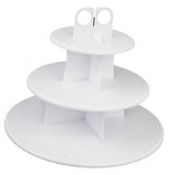 Maxbell 3-Tier 42 Holes Plastics Cake Pop   Cupcake Display Stand