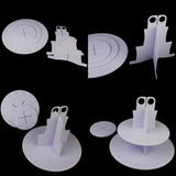 Maxbell 3-Tier 42 Holes Plastics Cake Pop   Cupcake Display Stand