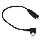 Mini USB Microphone Adapter Cable Cord for Gopro Hero4/ 3/ 3+