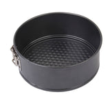 10 Pcs Cheesecake Baking Pan 7" Cake Mold Bakeware Nonstick Leak-Proof Black