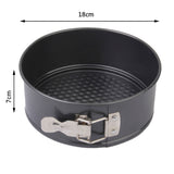 10 Pcs Cheesecake Baking Pan 7" Cake Mold Bakeware Nonstick Leak-Proof Black