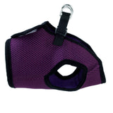 Maxbell Maxbell Soft Breathable Mesh Quick Release Buckle High Strength D-Ring Dog Harness Safety Equipment Pet Supplies Purple XS