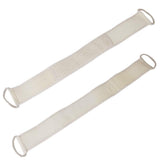 Maxbell Bath Terry Cloth Back Strap Shower Sponge Scrubber+Loofah Terry Cloth Bath Back Strap Shower Sponge Scrubber