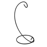 Maxbell 8xWhite/Black Iron Hanging Plant Stand Holder Landscaping Garden Black 23cm