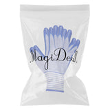 Maxbell 4xProtective Gloves Bite-proof for Hamster Bite - Blue Zebra-stripe