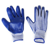 Maxbell 4xProtective Gloves Bite-proof for Hamster Bite - Blue Zebra-stripe