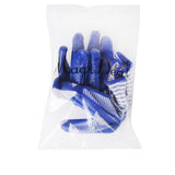 Maxbell 4xProtective Gloves Bite-proof for Hamster Bite - Blue Zebra-stripe