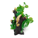 Maxbell Maxbell Simulation Aquatic Plastic Plants Stump Aquarium Ornament Decorations