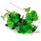 Maxbell Maxbell Simulation Aquatic Plastic Plants Stump Aquarium Ornament Decorations