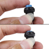 Maxbell 20pcs Blue + Black On/Off Latching Push Button Switch Locking Dash for Car Boat