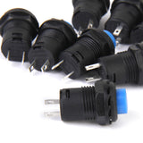 Maxbell 20pcs Blue + Black On/Off Latching Push Button Switch Locking Dash for Car Boat