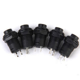 Maxbell 20pcs Blue + Black On/Off Latching Push Button Switch Locking Dash for Car Boat