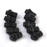 Maxbell 8x10 x Car Boat Locking Dash OFF-ON Push Button Switch Black