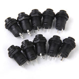 Maxbell 20pcs Blue + Black On/Off Latching Push Button Switch Locking Dash for Car Boat