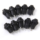 Maxbell 8x10 x Car Boat Locking Dash OFF-ON Push Button Switch Black