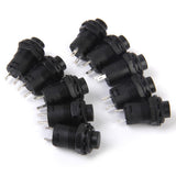 Maxbell 20pcs Blue + Black On/Off Latching Push Button Switch Locking Dash for Car Boat