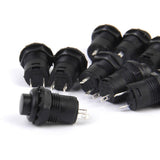 Maxbell 20pcs Blue + Black On/Off Latching Push Button Switch Locking Dash for Car Boat