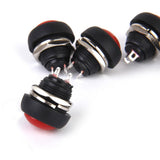 Maxbell 20pcs Momentary OFF-(ON) Push Button Horn Switch for Boat/Car Waterproof 4 Color