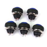 Maxbell 20pcs Momentary OFF-(ON) Push Button Horn Switch for Boat/Car Waterproof 4 Color