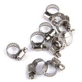 Maxbell 30x Adjustable Car Fuel Petrol Pipe Hose Clips Stainless Spring Clamp 8-19mm