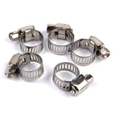 Maxbell 4x10xAdjustable Fuel Petrol Pipe Hose Clips Stainless Spring Clamps  Φ8-12mm