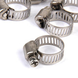 Maxbell 30x Adjustable Car Fuel Petrol Pipe Hose Clips Stainless Spring Clamp 8-19mm