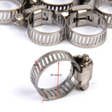Maxbell 30x Adjustable Car Fuel Petrol Pipe Hose Clips Stainless Spring Clamp 8-19mm