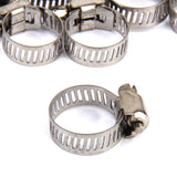 Maxbell 30x Adjustable Car Fuel Petrol Pipe Hose Clips Stainless Spring Clamp 8-19mm