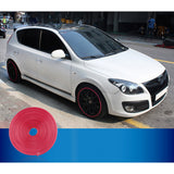 Maxbell Car Bike Wheel Hub Tire Rims Stickers Decal Decorative Strip Rose Red